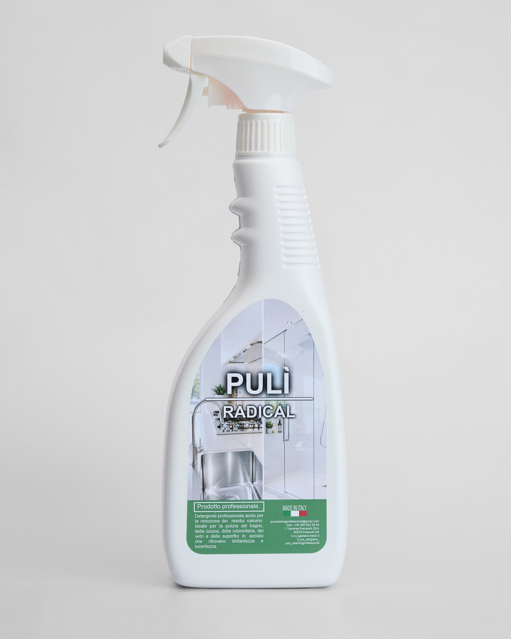 Pulì RADICAL — detergente anticalcare professionale 750ml